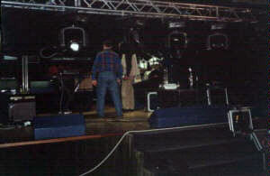 The stage