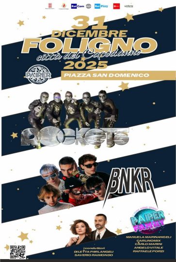 Capodanno ROCKETS da Foligno su RAI RADIO DUE in diretta - © LesROCKETS.com