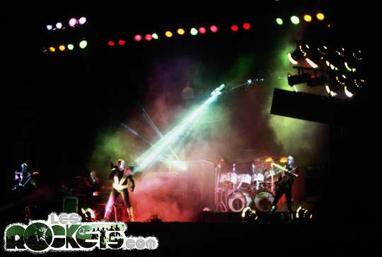 Il laser al Festivalbar nel 1979 - Photo by A. D'Andrea - © LesROCKETS.com